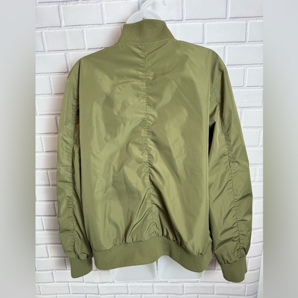 French Connection Olive green bomber jacket/size XL - Picture 9 of 12